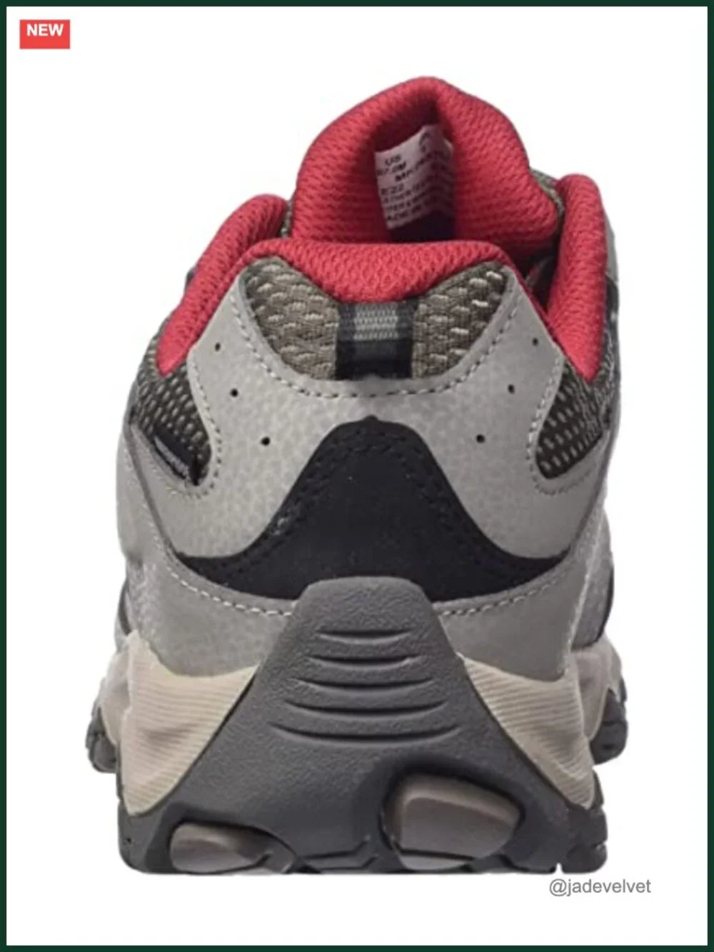 Boys' Hiking Shoes - Leather & Mesh Upper, Waterproof, Lace-Up
